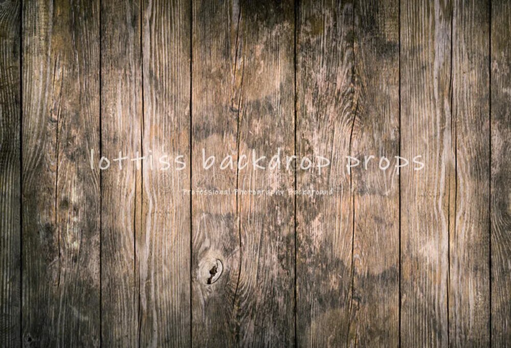 Brown Wood Planks Floor Photography Backdrops Adult Portrait Party Photocall Dark Damaged Wooden Boards Wall Background