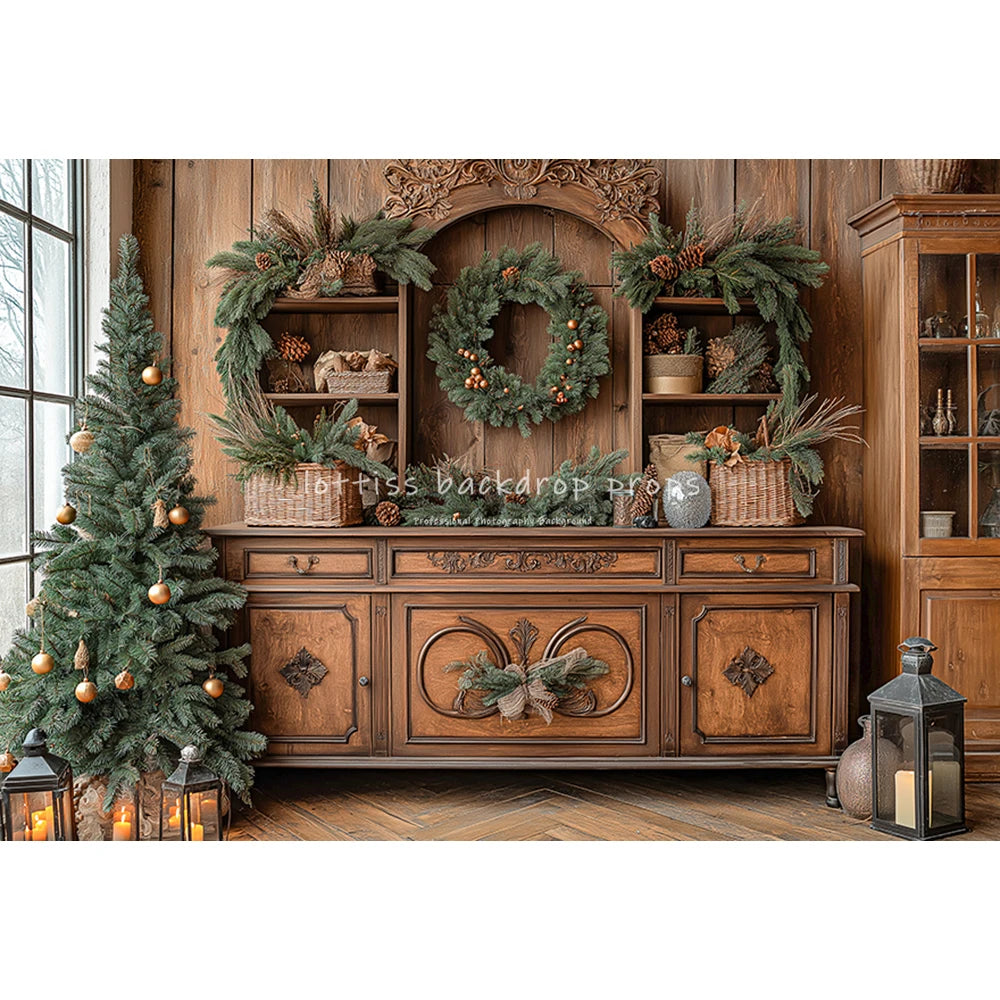 Christmas Streets Bicycle Cottage Backdrops Kids Adult Photography Props Child Photocall Winter Window Snowflake Backgrounds
