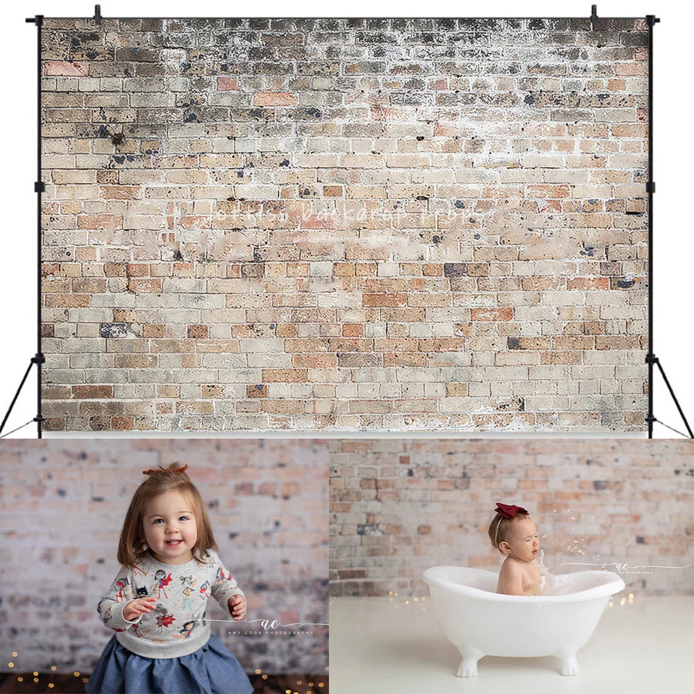 Red And White Brick Wall Backdrops Kids Adult Photography Child Baby Photocall Decors Pink Dark Black Brick Wall Backgrounds