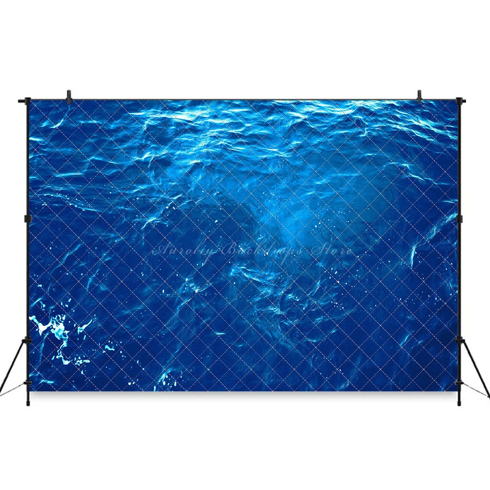 Underwater Photography Backdrop Kids Baby Cake Smash Photocall Decors Sea Life Child Adult Birthday Studio Backgrounds