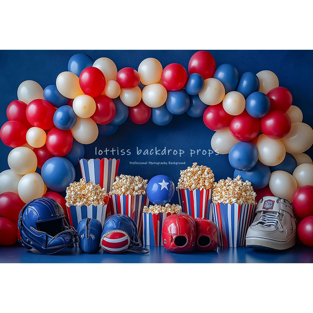 Wonderland Balloons Princess Castle Backdrops Kids Baby Birthday Cake Smash Photocall Backgrounds
