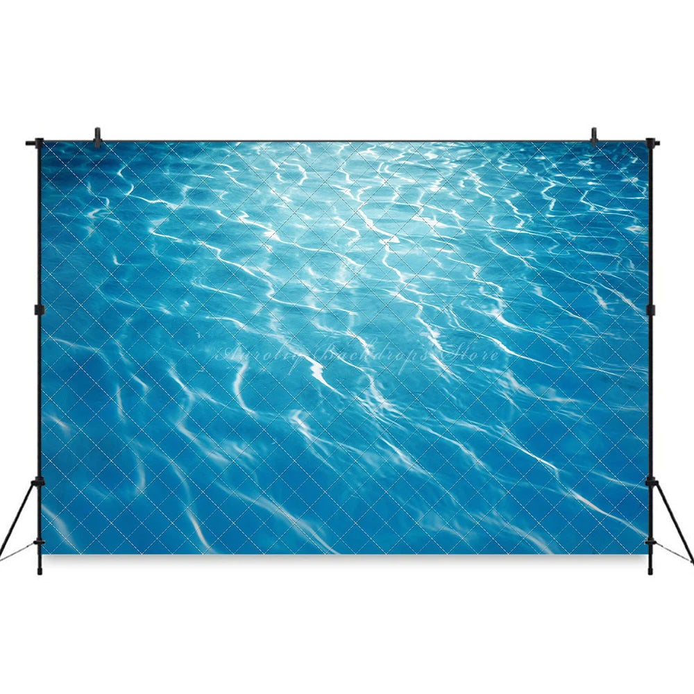 Underwater Photography Backdrop Kids Baby Cake Smash Photocall Decors Sea Life Child Adult Birthday Studio Backgrounds