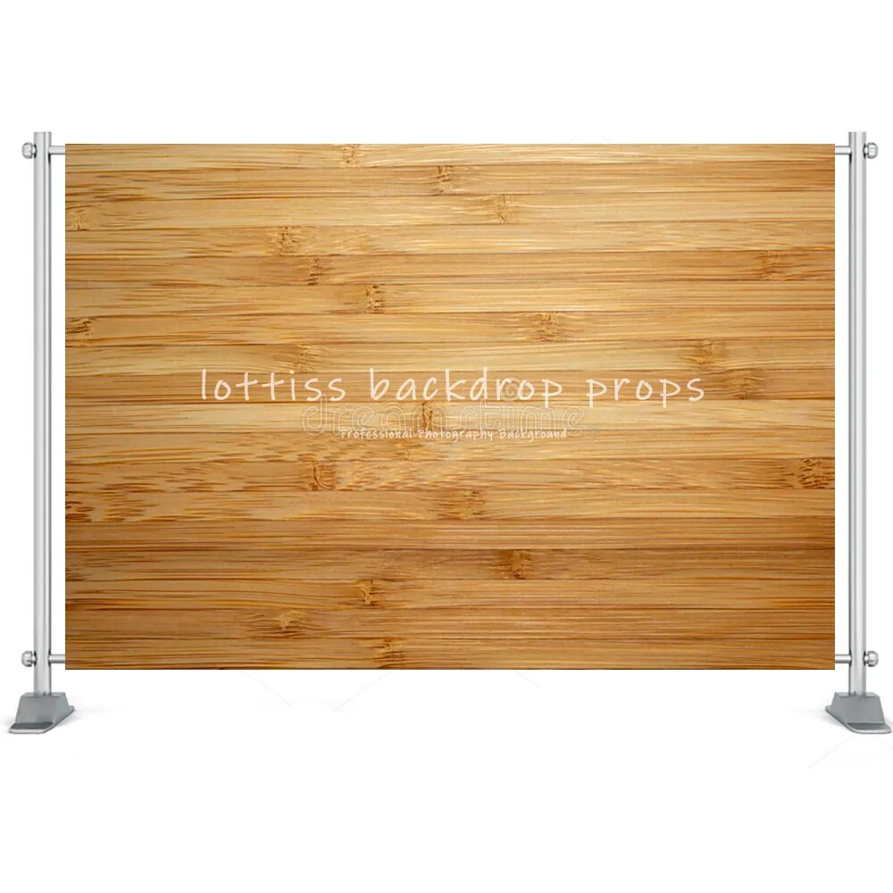 Light Brown Wood Board Background For Photography Baby Birthday Party Kids Portrait Rustic Planks Backdrop Cloth