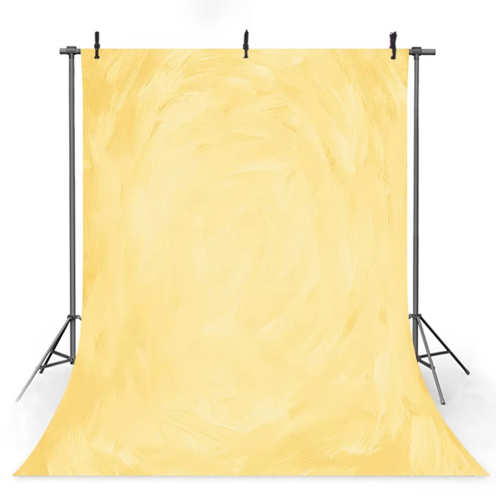 Yellow Backdrop Solid Abstract Photography Child Adult Portrait Props Baby Girl Photostudio Art texture Brown Background